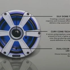 Fusion SG-FL77SPW Signature Marine Speakers With LED 7.7in 280W White 12 Fusion SG-FL77SPW Signature Marine Speakers With LED 7.7in 280W White -Seasound Electronics Store 010 01428 10 2