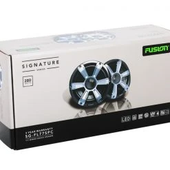 Fusion SG-FL77SPC Signature Marine Speakers With LED 7.7in 280W Chrome -Seasound Electronics Store 010 01428 11 1 1