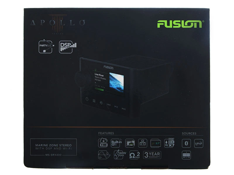 Fusion MS-SRX400 Apollo Marine Zone Stereo With Built-In Wi-Fi 2 Fusion MS-SRX400 Apollo Marine Zone Stereo With Built-In Wi-Fi - Image 2