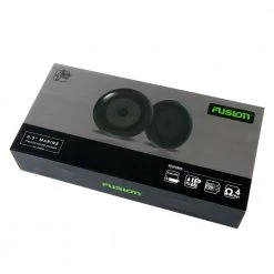 Fusion EL Series Shallow Mount Marine Speakers 6.5in 80W Black