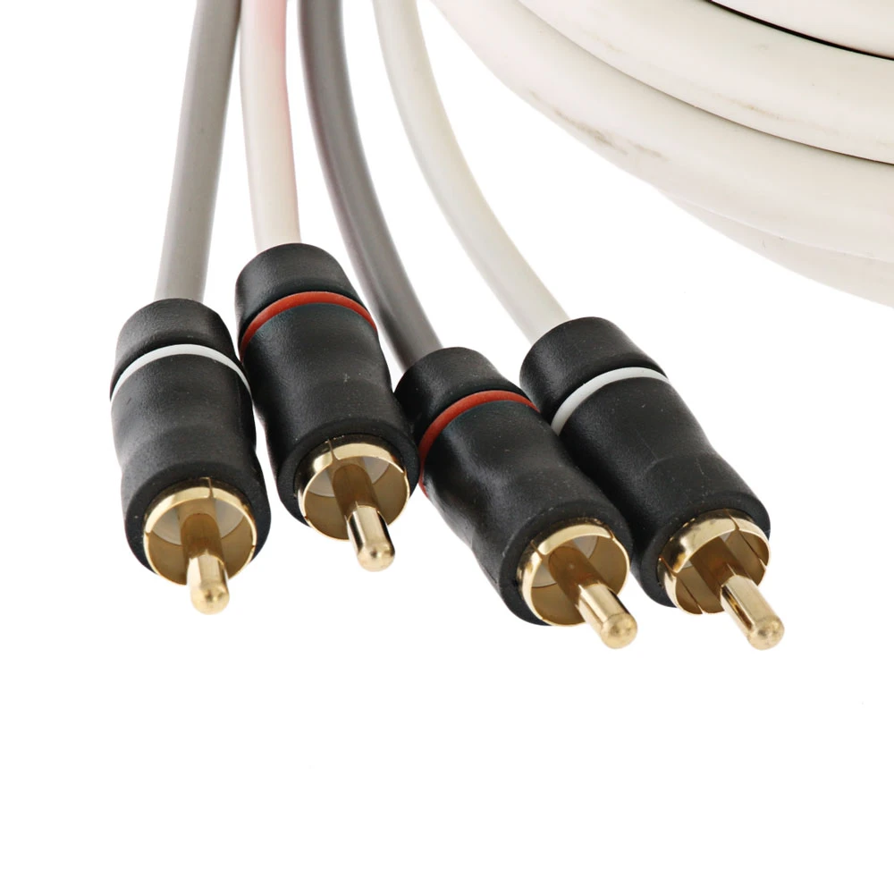 Fusion EL-FRCA25 Standard 4-Way RCA Cable 7.6m 2 Fusion EL-FRCA25 Standard 4-Way RCA Cable 7.6m - Image 2