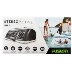 Fusion WS-SA150W StereoActive Portable Stereo With ActiveSafe Case White
