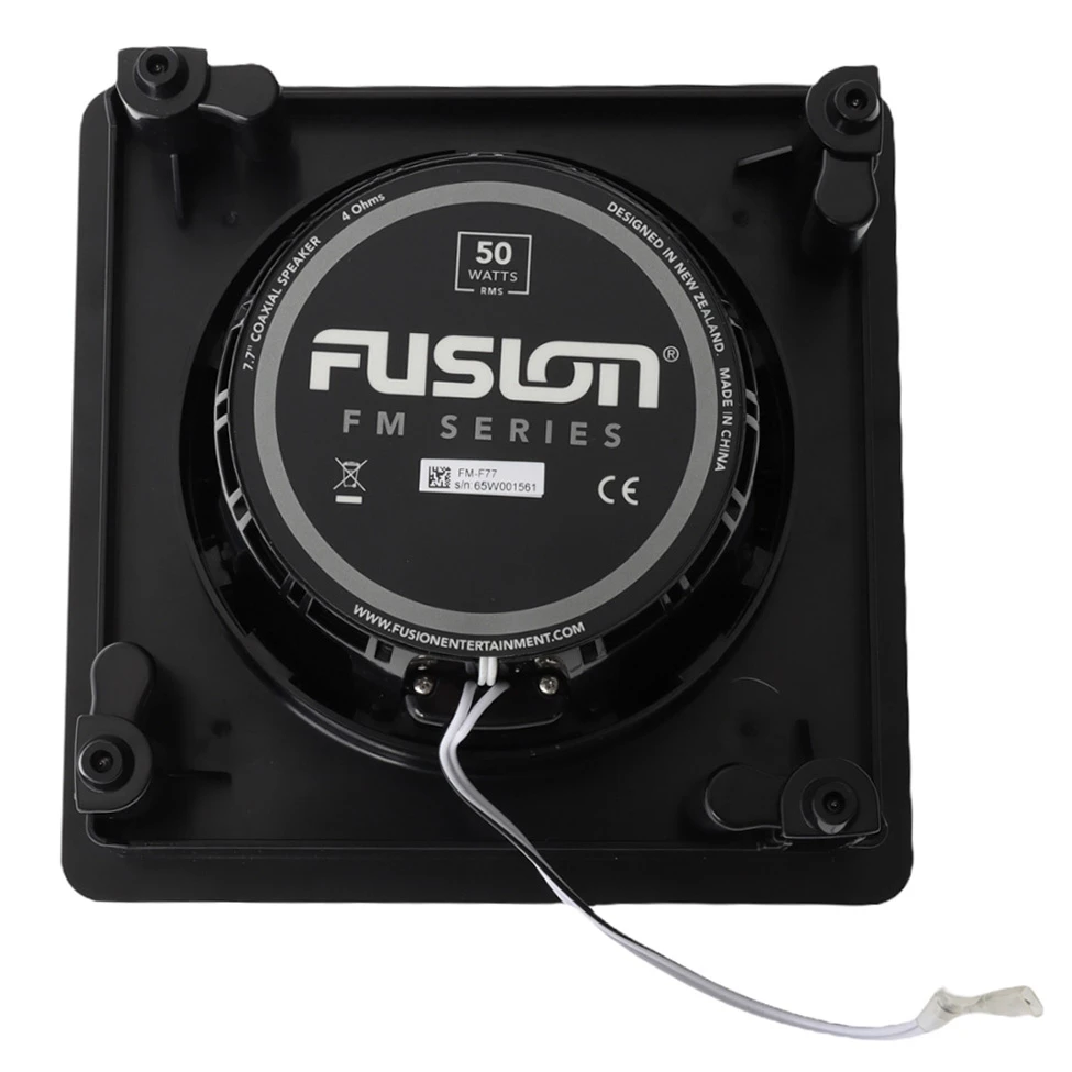 Fusion FM-F77SB Flush Mount Marine Speakers 7.7in 200W Black 4 Fusion FM-F77SB Flush Mount Marine Speakers 7.7in 200W Black - Image 4