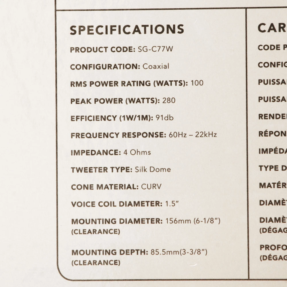 Fusion Signature Series Classic White Speakers 7.7in 280W 3 Fusion Signature Series Classic White Speakers 7.7in 280W - Image 3