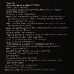 Fusion MS-RA205 Marine Stereo Package With Speakers -Seasound Electronics Store 3270 3 1