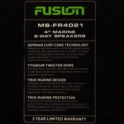 Fusion MS-RA205 Marine Stereo Package With Speakers -Seasound Electronics Store 3278 3 1