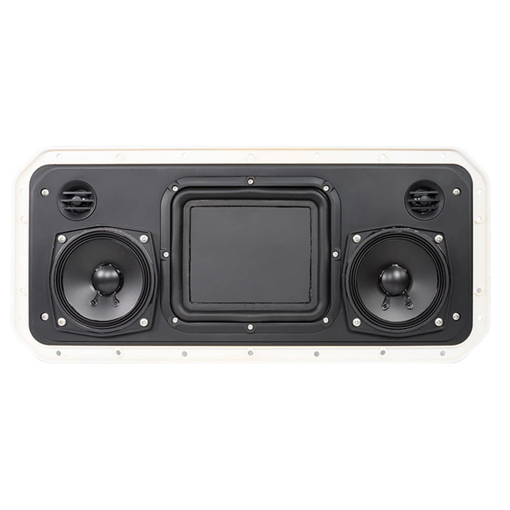 Fusion Sound-Panel All-in-One Shallow Mount Speaker System White 2 Fusion Sound-Panel All-in-One Shallow Mount Speaker System White - Image 2