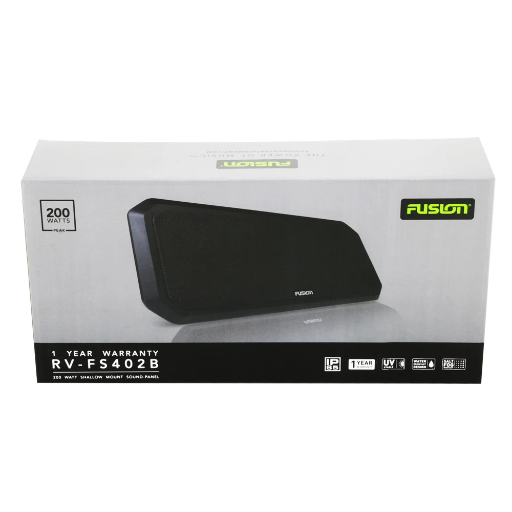 Fusion Sound-Panel All-in-One Shallow Mount Speaker System Black 1 Fusion Sound-Panel All-in-One Shallow Mount Speaker System Black