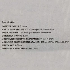 Fusion Sound-Panel All-in-One Shallow Mount Speaker System Black 11 Fusion Sound-Panel All-in-One Shallow Mount Speaker System Black -Seasound Electronics Store 91060 4