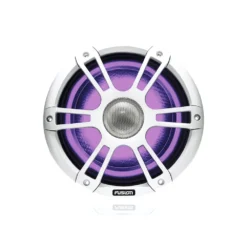 Fusion Signature Series 3 Sports White Coaxial Marine Speakers CRGBW LED 6.5in 230W -Seasound Electronics Store sg crgbw spw colour 02 65